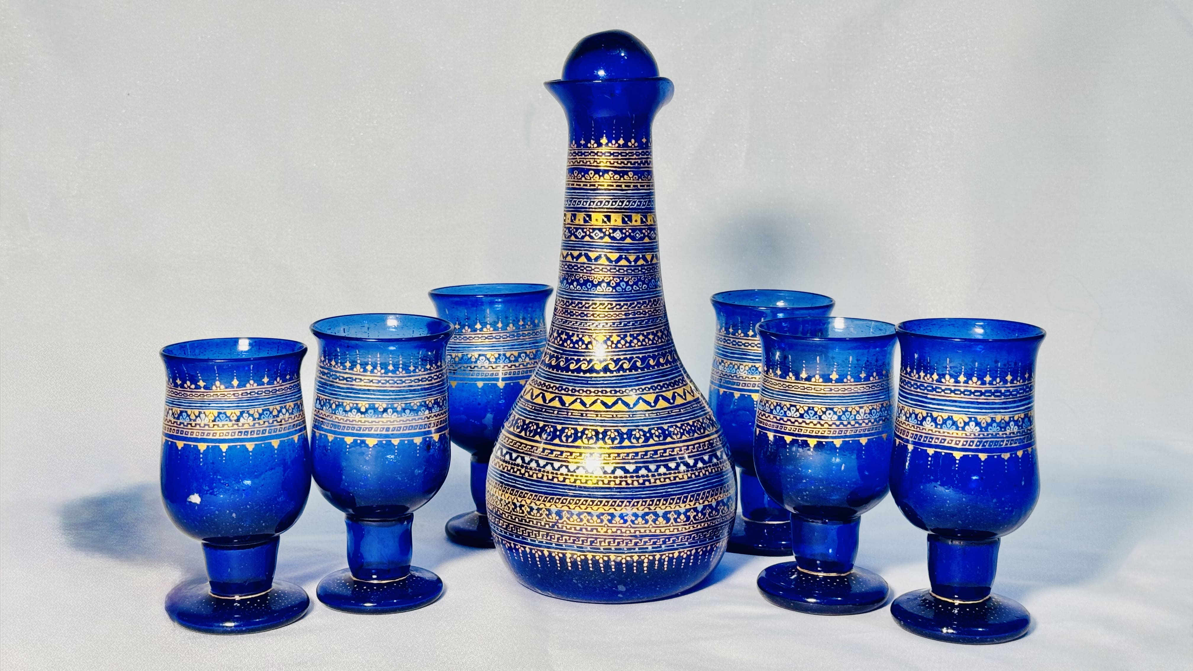 Miniature pitcher glass set