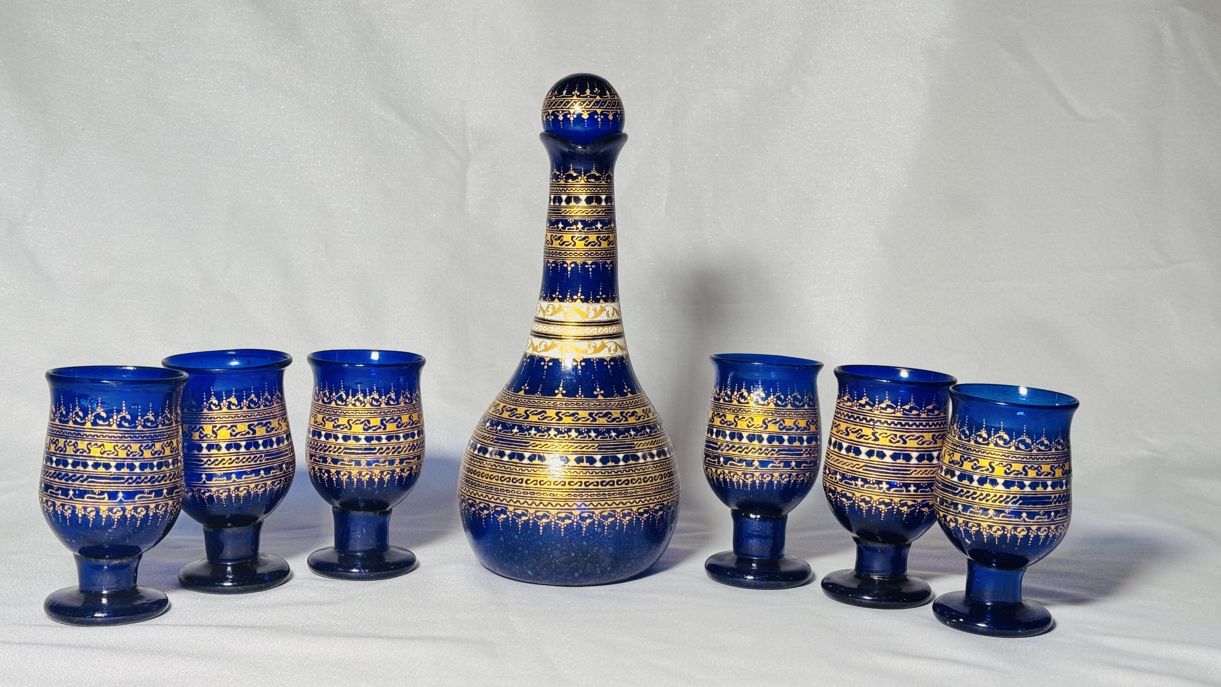 Miniature pitcher glass set