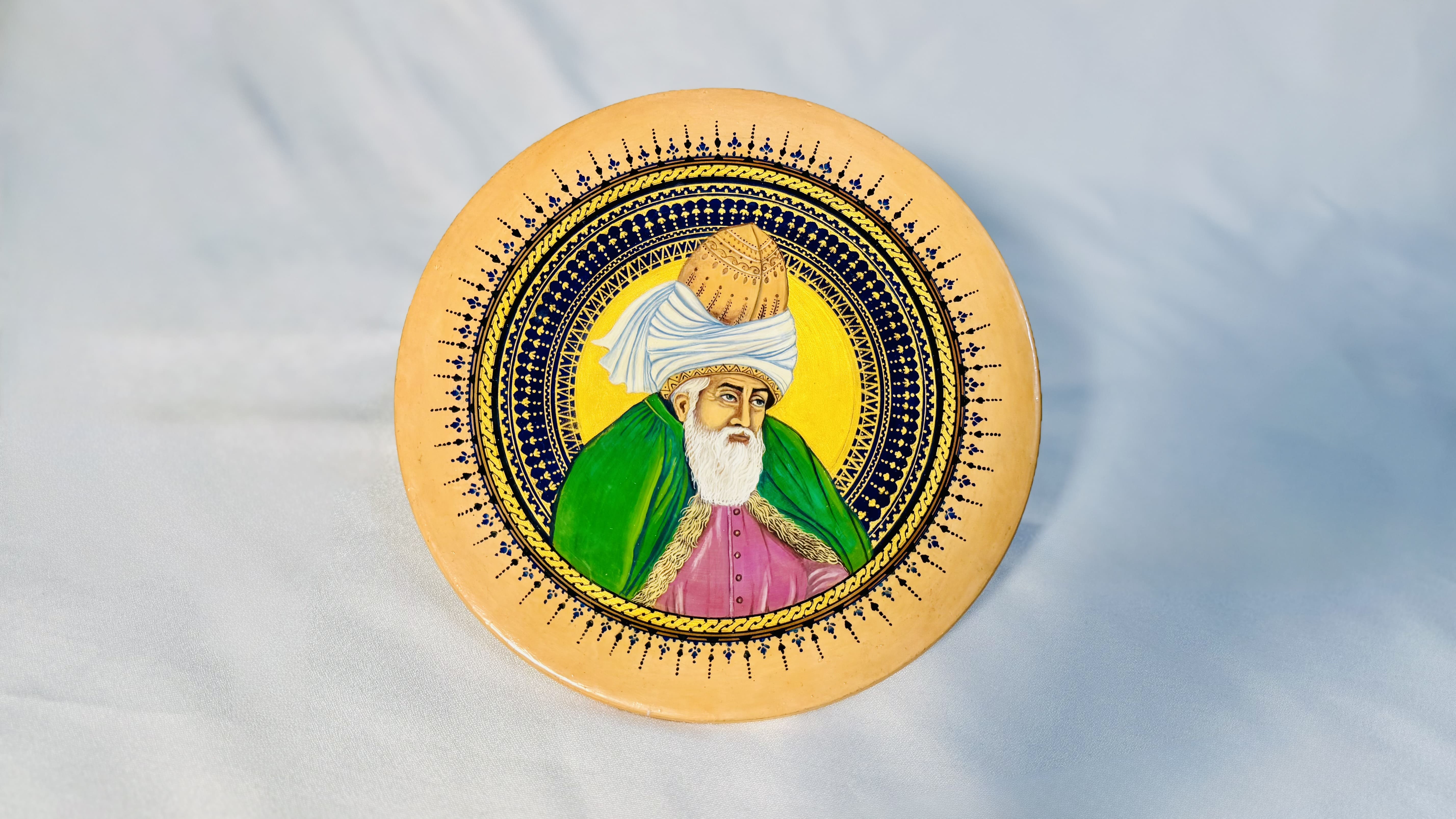 Miniature pottery plate