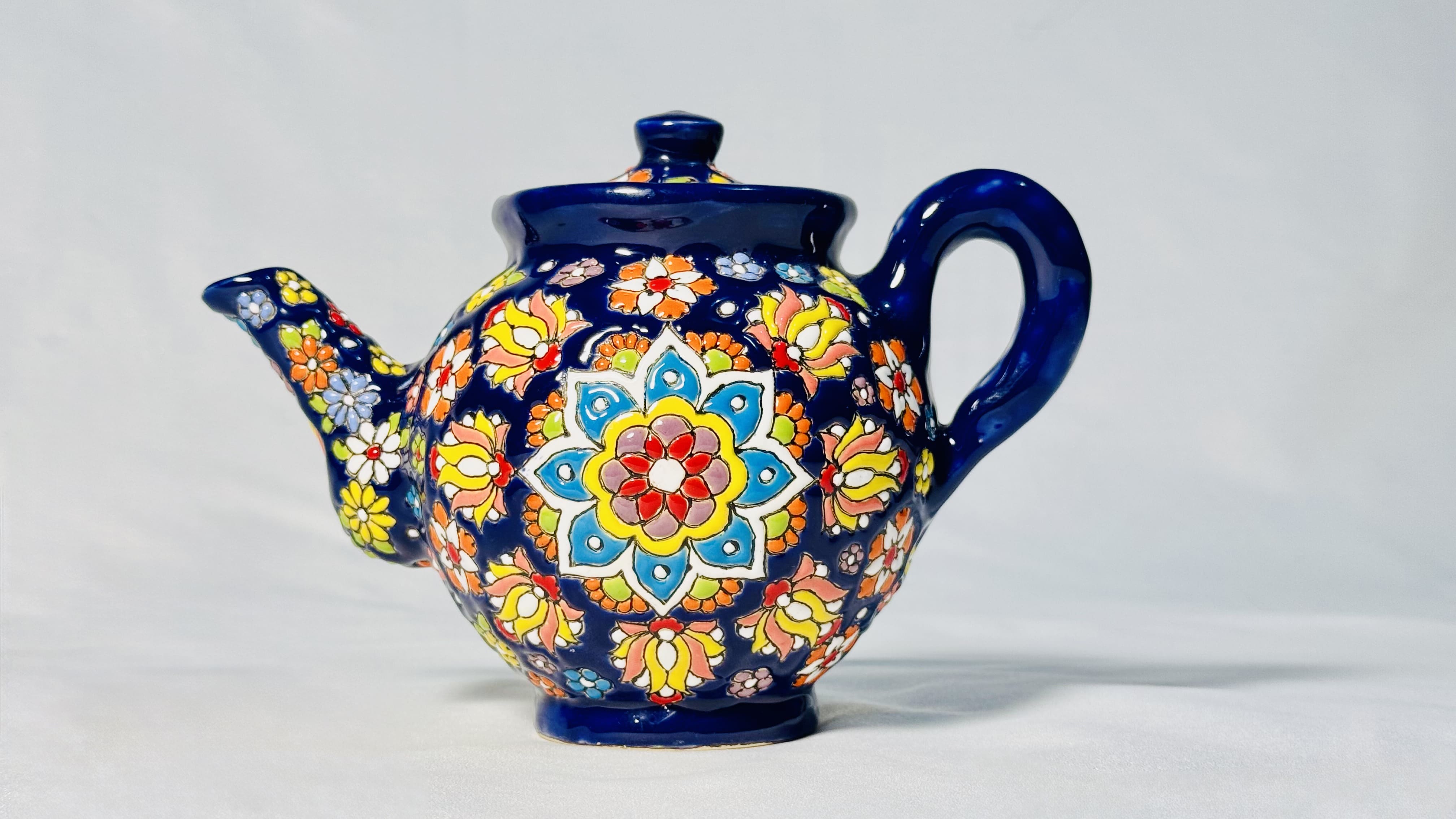 Hand-painted Afghan teapot