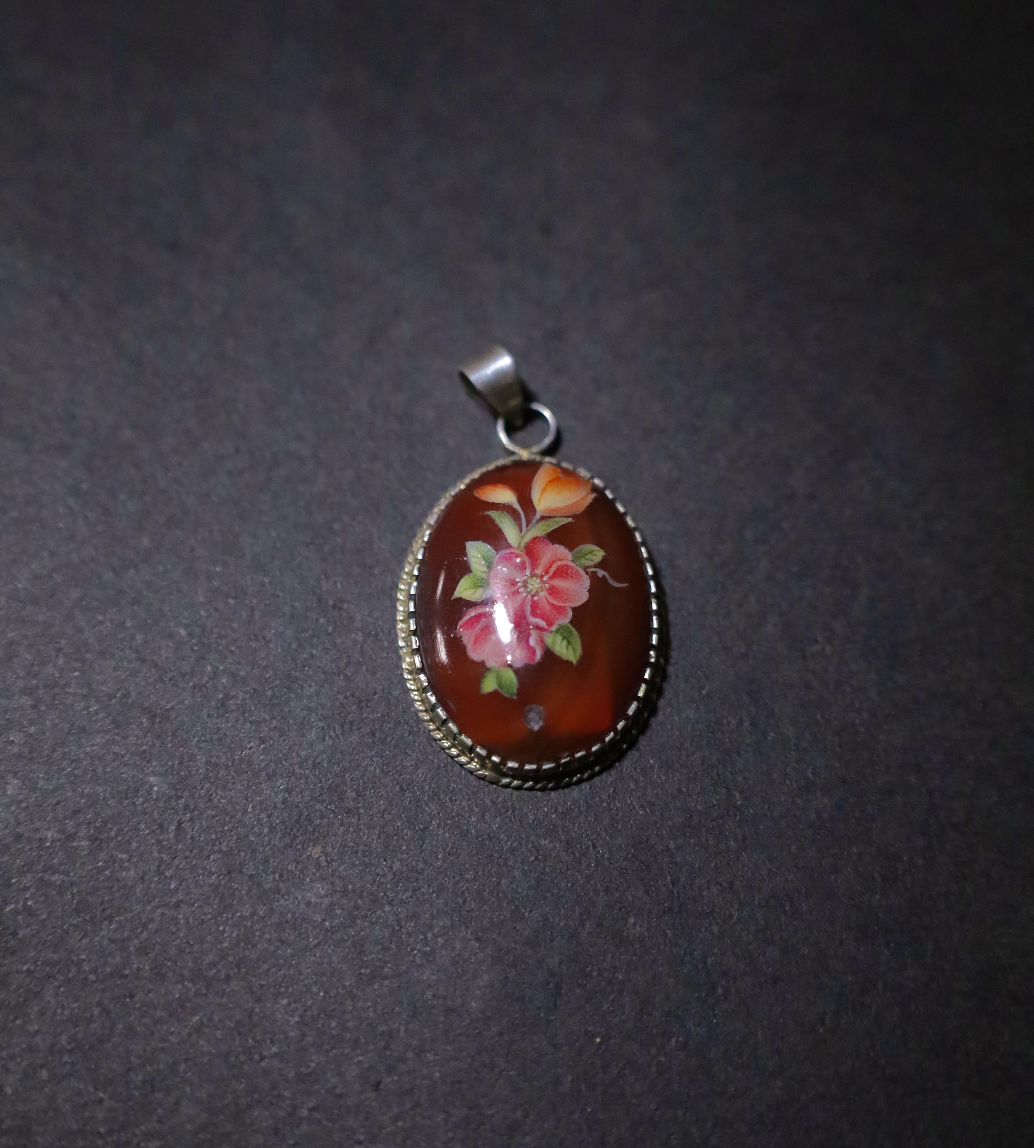 Miniature opal necklace