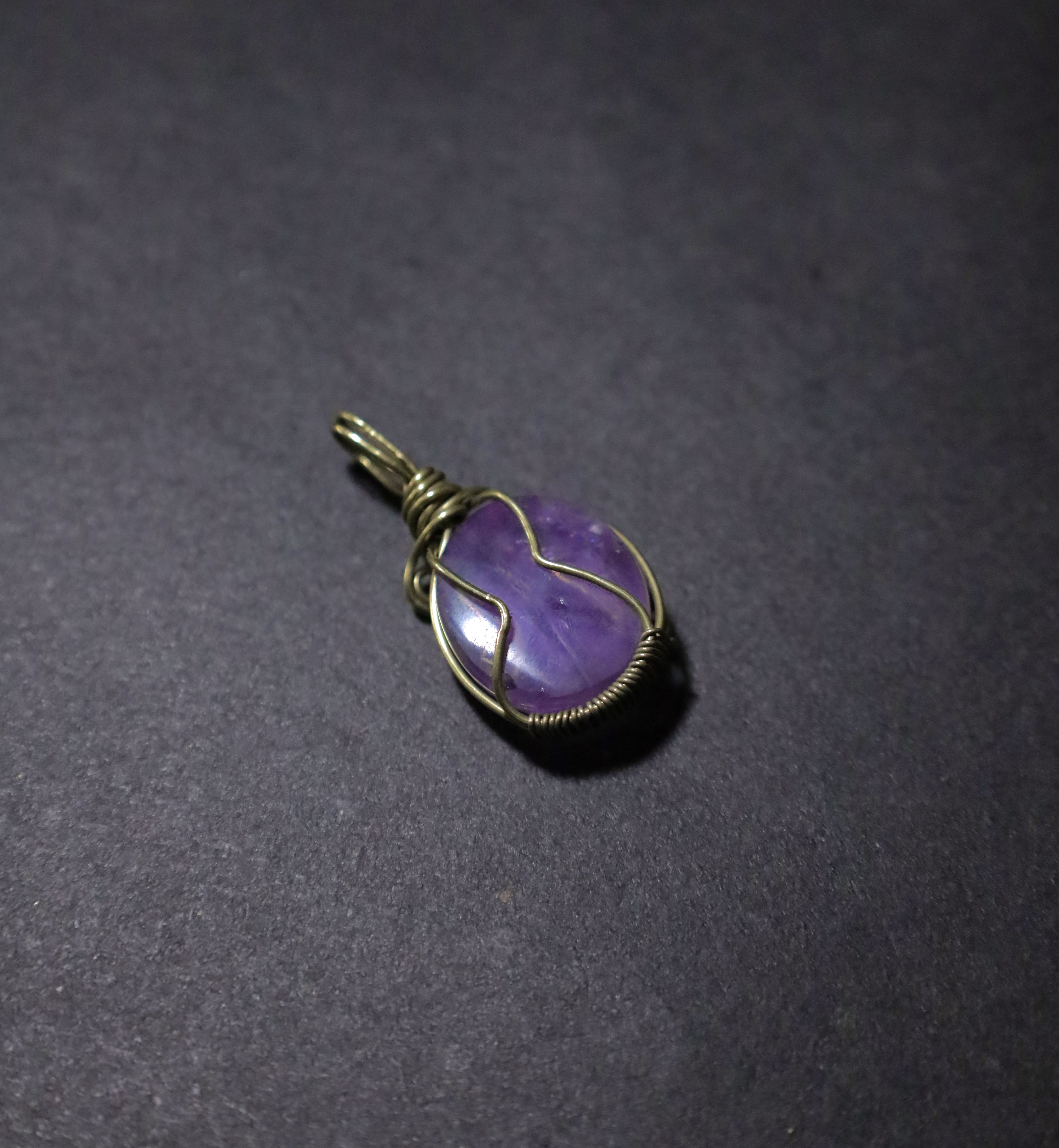 Amethyst & garnet necklace