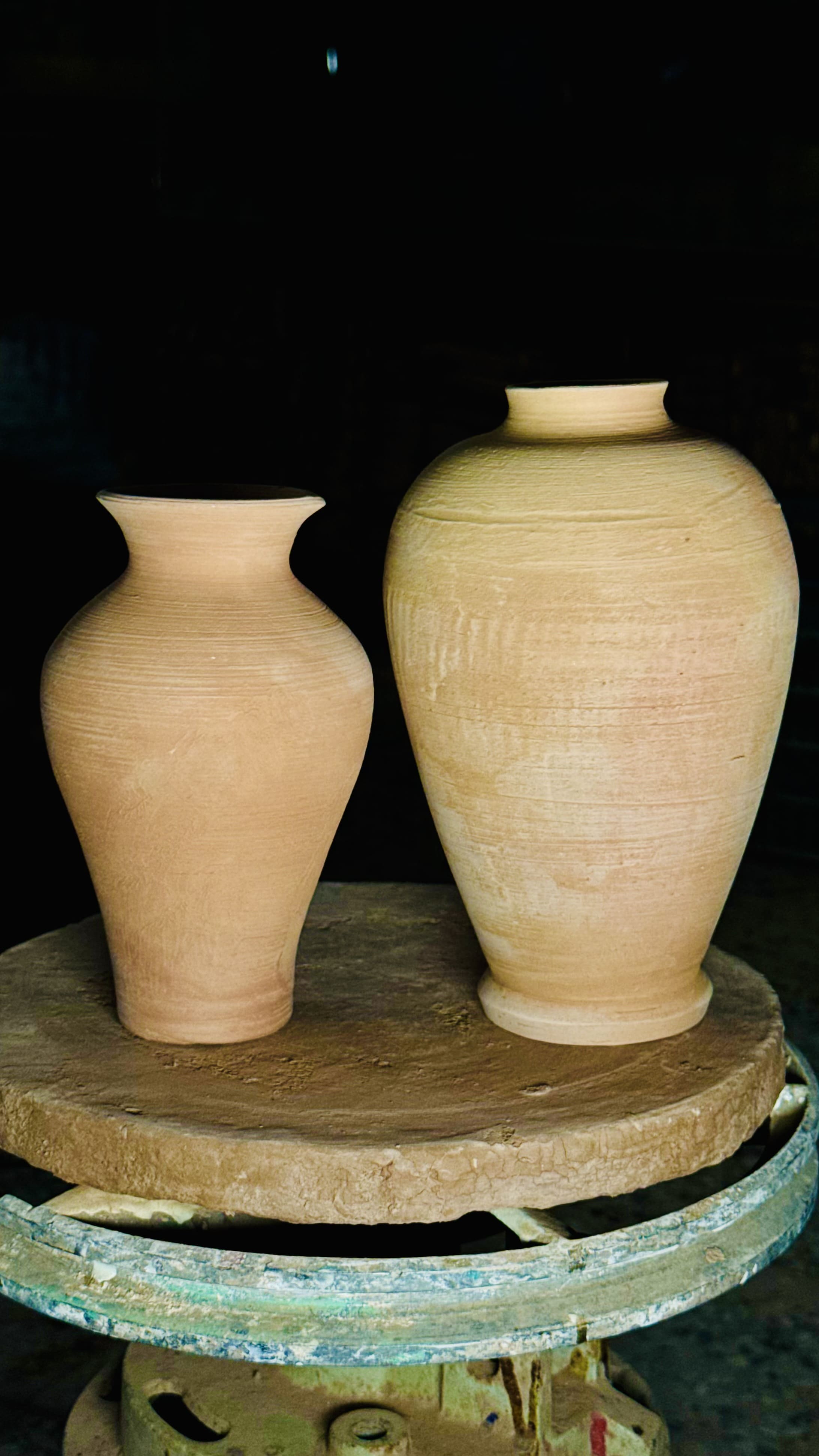 Earthen jar with rustic charm